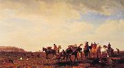 Indians Travelling near Fort Laramie Albert Bierstadt